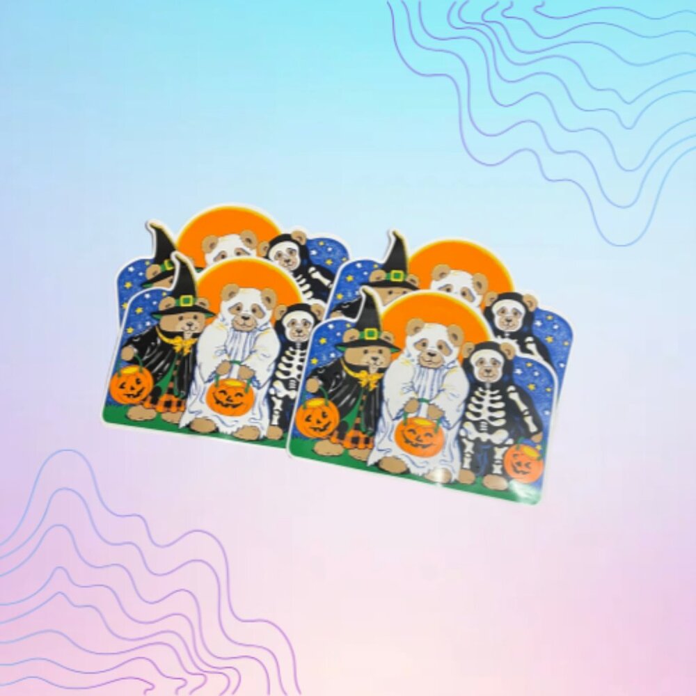 BARTH & DREYFUSS Vitnage Halloween Teddy Bear Placemats
